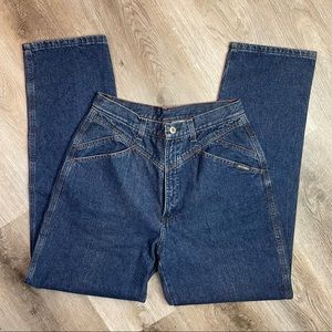 Vintage Denim Rocky Mountain Clothing Co Ultra High Rise Mom Jeans Size 33/15